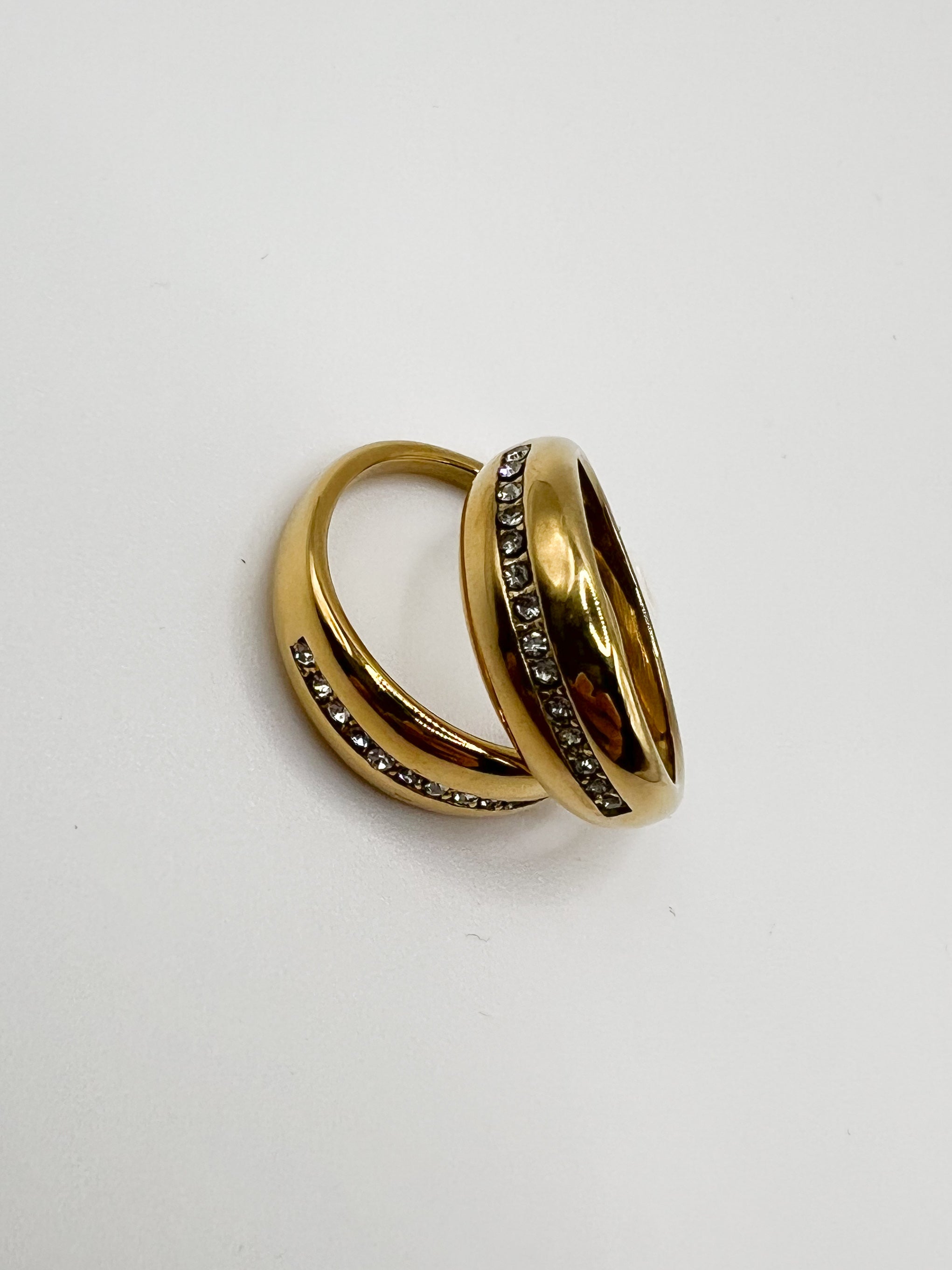 Alix Pavé Line Dome Ring